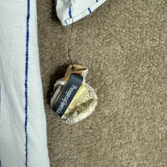 Red Jacket Chicago Cubs T-Shirt Mens XL White Brass Tacks Pinstripe Licensed NEW - Picture 4 of 10